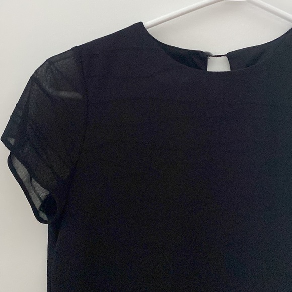 Beautiful 90s girls size medium black dress - Picture 2 of 2